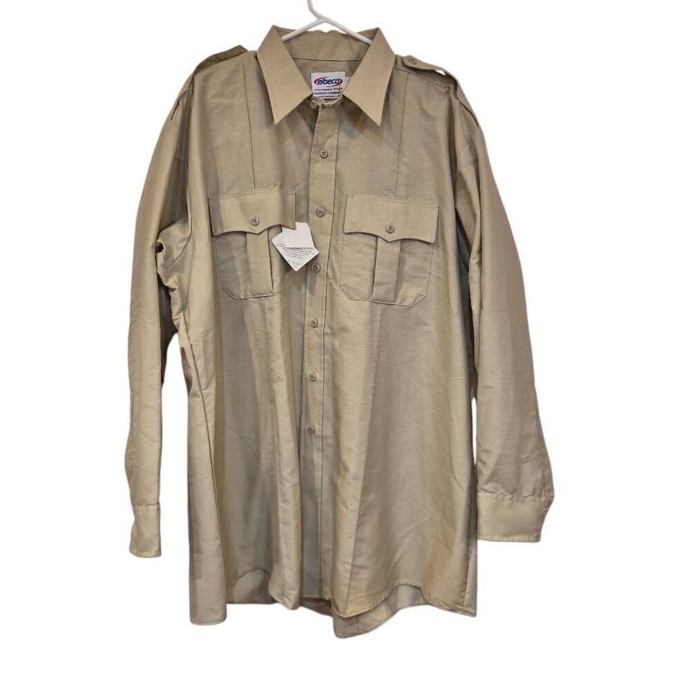 Elbeco Women's Tan Poly/Cotton Teflon Paragon Plus Style OP875-3 Shirt NEW - Picture 2 of 11